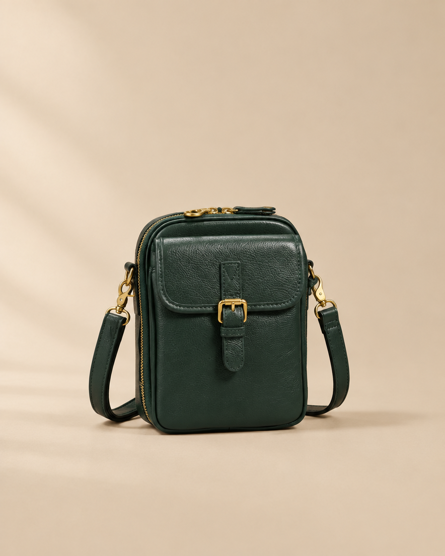 Naya Small Crossbody Bag - dark green