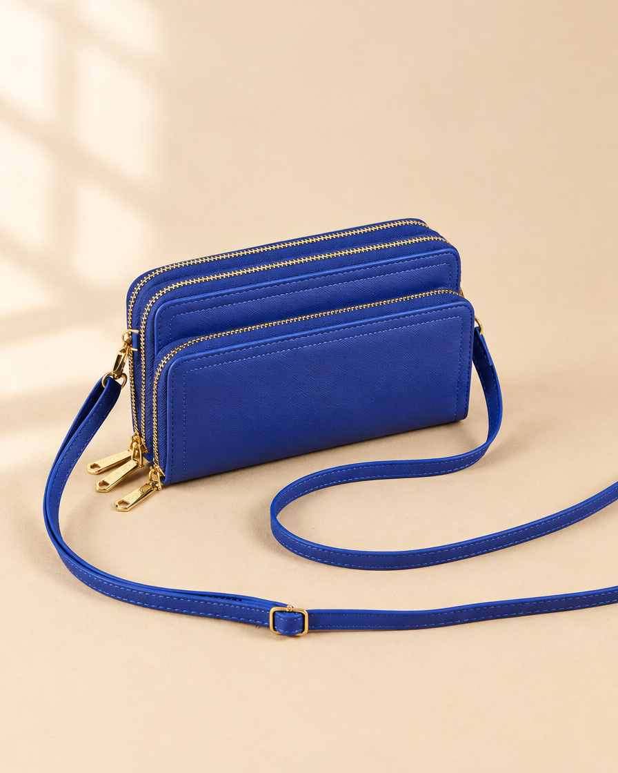 Bali Crossbody Wallet - blue