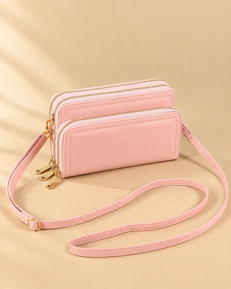 Bali Crossbody Portemonnee – Roze