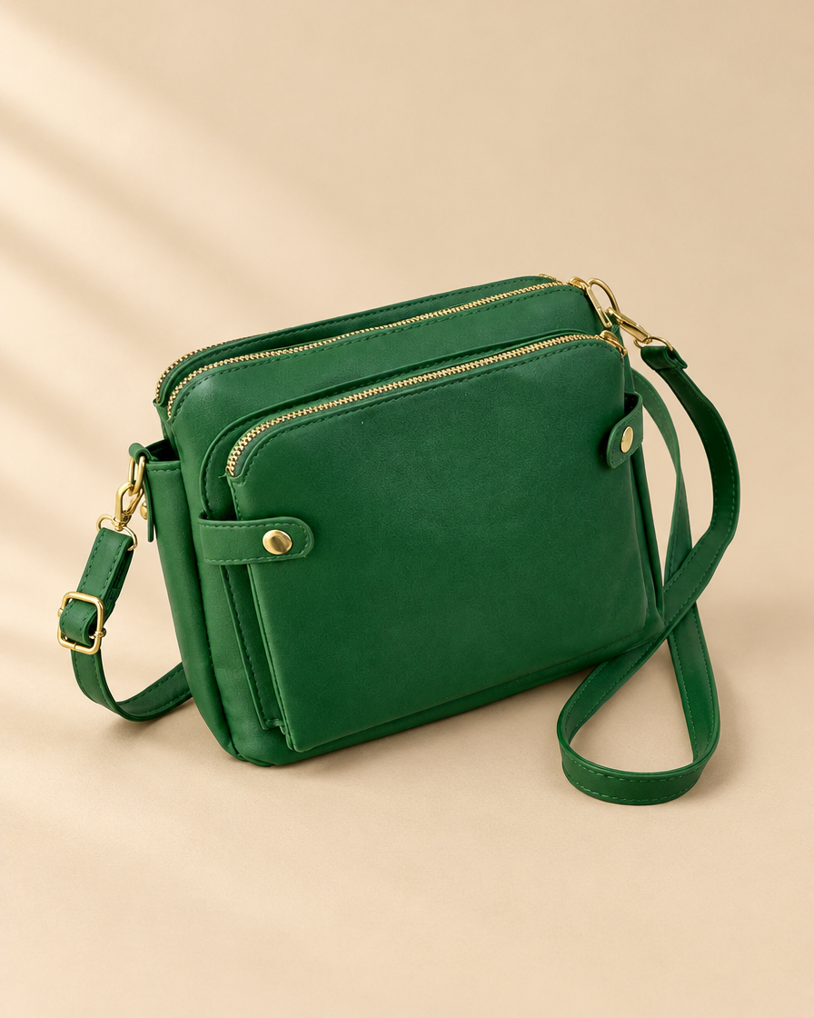 The Bali Crossbody Bag - green