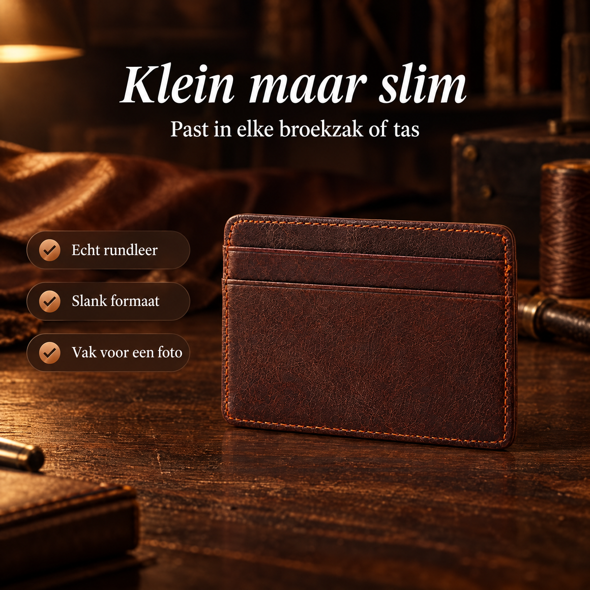 Sterope Leren Pasjeshouder