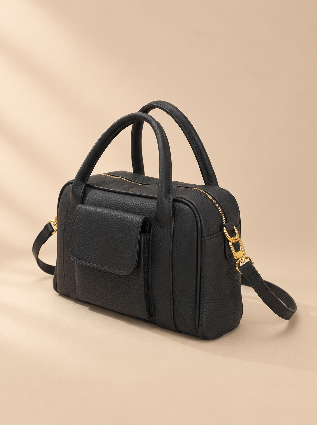 Phoebe Leren Handtas