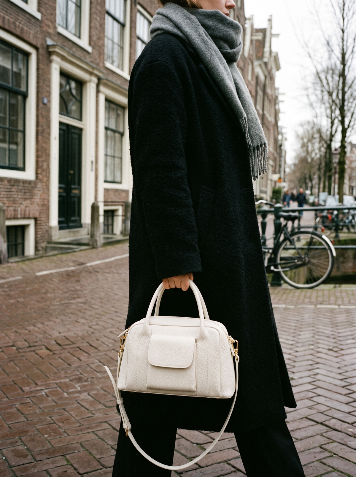 Phoebe Leren Handtas