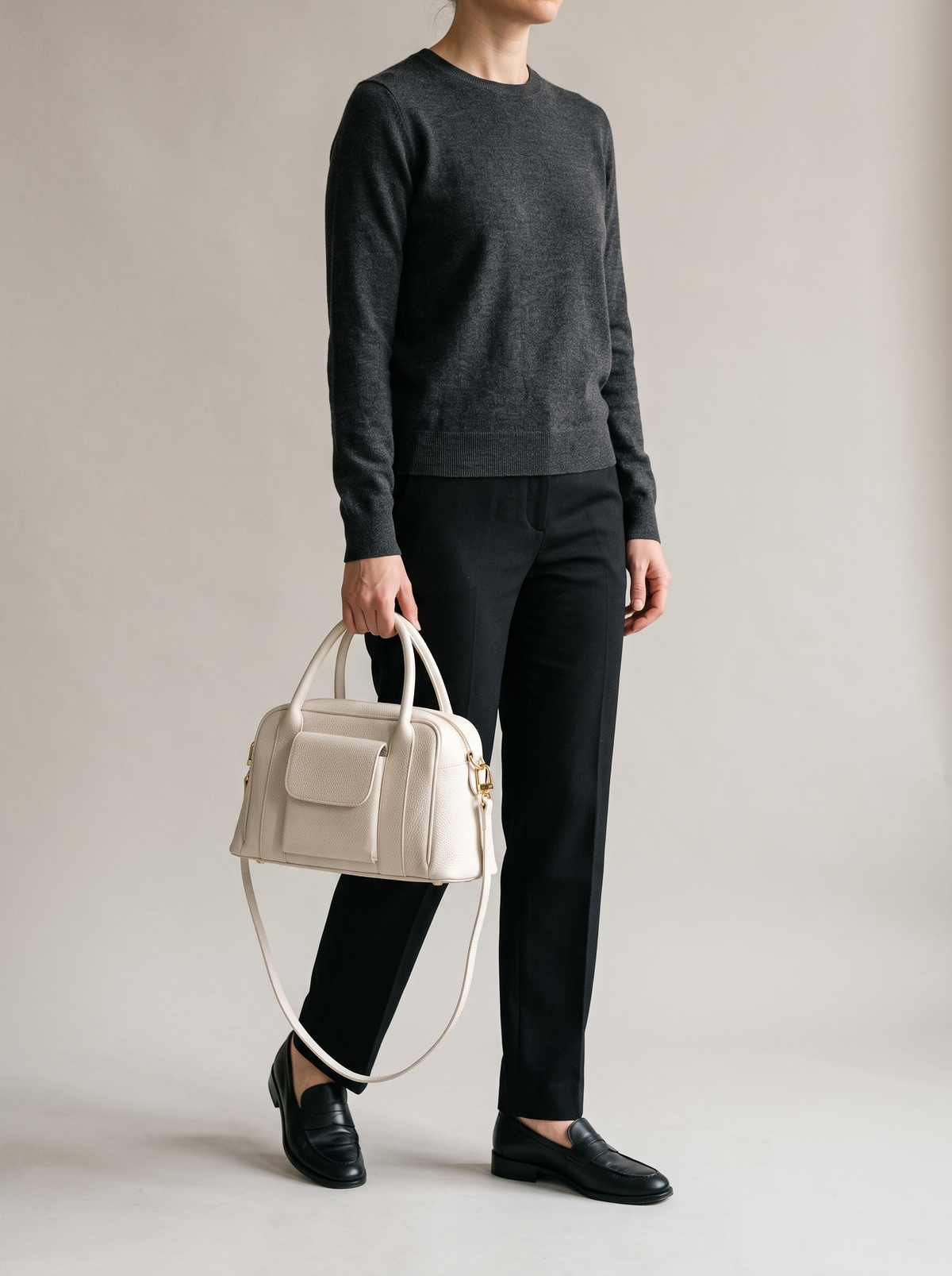 Phoebe Leren Handtas